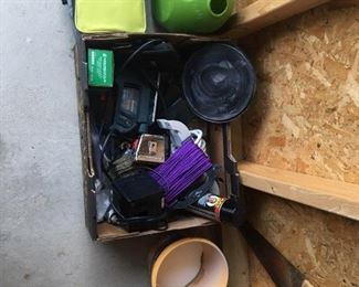 Miscellaneous garage items.
