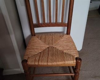 Wood and cane chair -$20