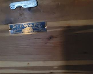 Cedar chest made by Stewart