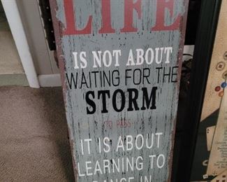 Wood Sign $20