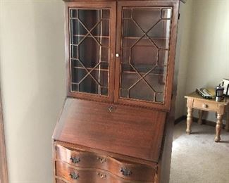 $225 / Beautiful Mahogany secretary. Has some character marks (see pics for more details), but a good quality piece. Measurements: 78” tall x 30.75” wide x 16.5” deep