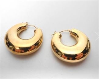 Milor 14kt Gold Earrings - Italy - 11 grams 
