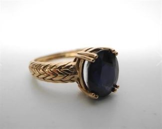 14 kt Gold Ring With Stone 4.0 grams 