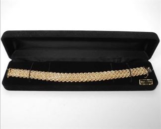 Stunning 14kt Gold Rope Chain Bracelet