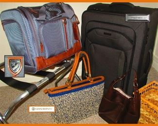 Cremieux & Brookstone Luggage and Giani Bernini Bag 