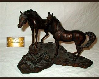 Lanford Monroe Franklin Galleries Horses Sculpture