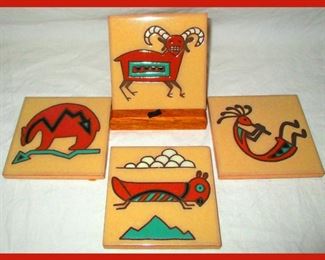Southwestern Style Tile Coasters