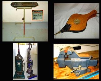 Rigid Flip Top Portable Work Support,  Bellows, Vaccum Cleaners and Craftsman Vise 