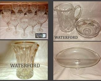 Gorham Crystal Stemware and Waterford