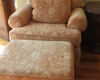 A PAIR OF THESE OVERSTUFFED CHAIRS WITH  ONE OTTOMAN...curl up and read a good book!