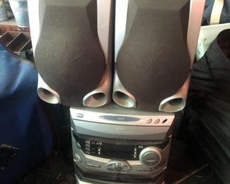 Stereo with speakers $55