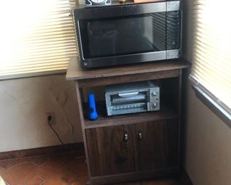 Microwave $20   Cabinet $25    Stereo $ 35