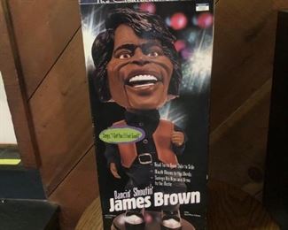 James Brown sings