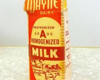 Wayne Dairy Goldsboro, NC one quart milk carton