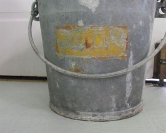 Vintage galvanized bucket