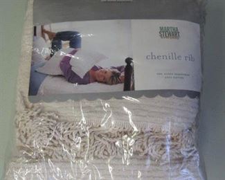 Martha Stewart NOS chenille bedspread