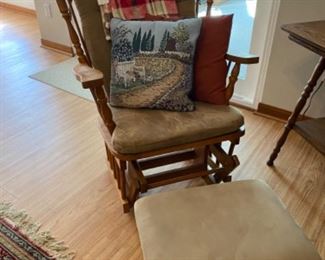 $60 glider and stool 
