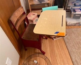 $80 Retro vintage school desk 