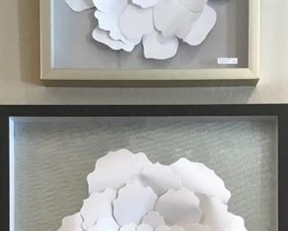 Large  framed flower art