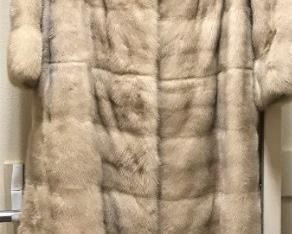 Full length fur coat from Koslow's of Fort Worth, Texas