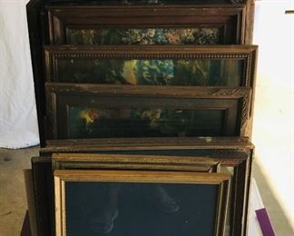 Several boxes of RA Fox antique pictures