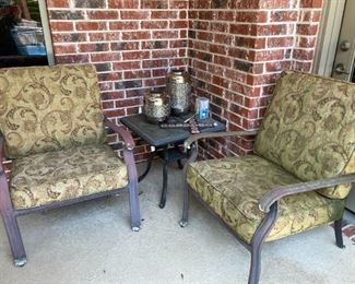 More patio chairs