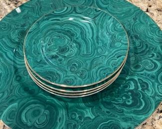 Serving plate and 4 small plates  from Neiman Marcus