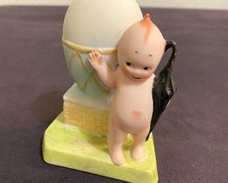 Bisque Kewpie with umbrella. 1990's  $15