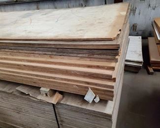 different sizes plywood 