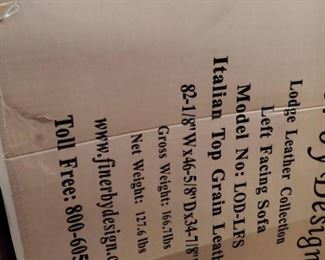 lodge left facing sofa