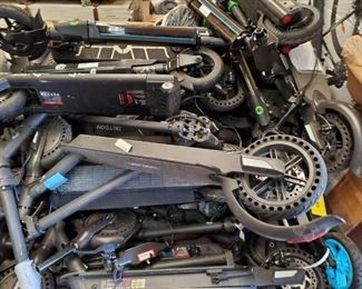 lots of scooters