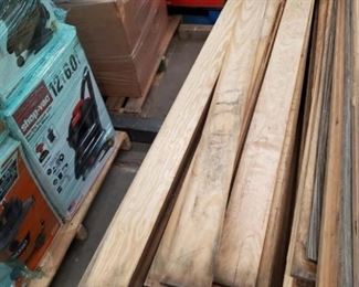 lumber and new shop vacs