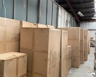 NEW IN BOX LEATHER FURNITURE