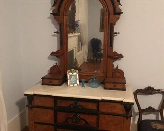 Birdseye Maple Victorian Dresser