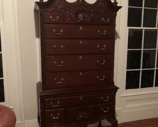 Tall Chippendale Style High Boy