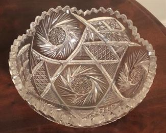 Cut Glass Bowl