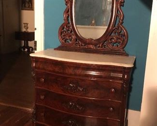 Victorian Marble Top Dresser
