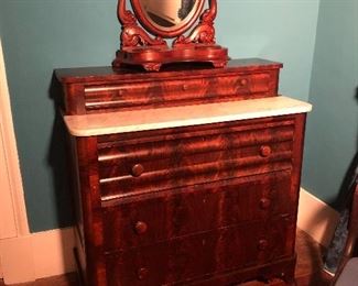 Empire Chest with Victorian Shaving Mirror