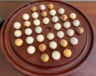 $25 - The Bombay Company Chinese checkers 13 1/2 in wide with marbles
