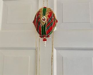 $20 - Hanging Christmas Ornamental Balloon with Music Feature. Total length 17"L 