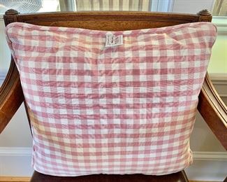 $20 - Waverly plaid pillow.  approx. 15" x 15"