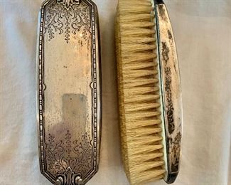$30 each; Vintage sterling brushes; 6” long