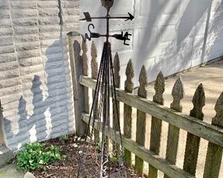 $50 - Rooster weathervane.  55"H x 14.5"W