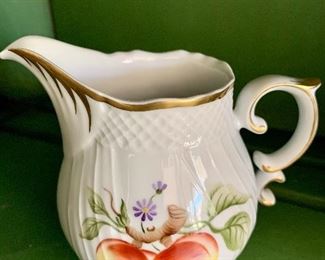 Detail; Creamer 4in. (H) x 4 1/2 in. (W); Hungarian Hollohaza 1831