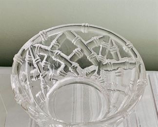 Detail, Tiffany crystal bowl