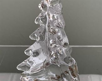 $45; Simon Pearce hand blow crystal Christmas tree, 4 1/2 in. (H) x 2 in. (W)