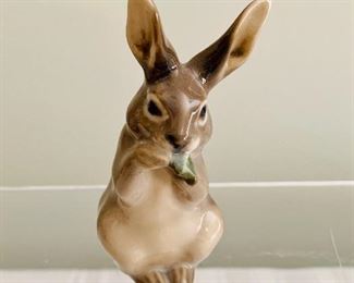 $25 - Royal Copenhagen porcelain bunny; 3 1/4 in. (H) x 1 1/2 in. (W)