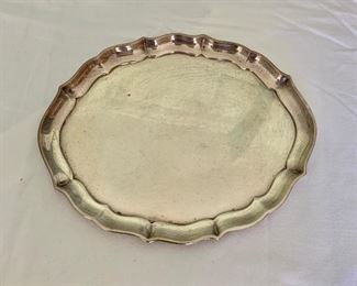 $146; Gotham sterling silver small oval platter; Chippendale pattern 41620. 8 3/4 in. (L) x 6 in. (W)