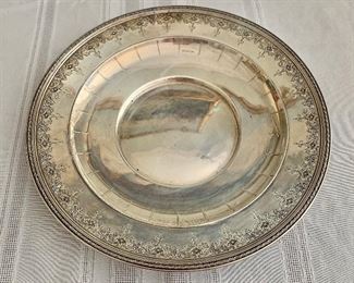 $260 - Sterling plate #6 -  11 in. (diameter)