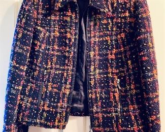 $50; Carlisle Tweed zipper jacket; size 8